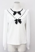 Secret Honey / はしごレースリボンハイネックトップス   T-25-04-23-004-CA-TO-SA-ZT