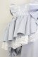 画像4: LOLITAその他(お買取対象外) / リボンレースオフショルブラウス  サックスＸ白 T-25-04-23-005-LO-BL-SA-ZT (4)