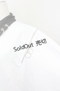 画像5: THICC / 肩ZIPシャツ  黒Ｘ白 T-25-04-23-006-LO-BL-SA-ZT