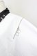 画像5: THICC / 肩ZIPシャツ  黒Ｘ白 T-25-04-23-006-LO-BL-SA-ZT (5)