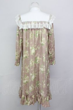 画像2: EXCENTRIQUE / フローラルヴィンテージドレス  ピンクＸ白 T-25-04-23-007-EL-OP-SA-ZT