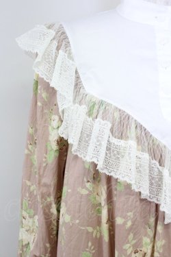 画像4: EXCENTRIQUE / フローラルヴィンテージドレス  ピンクX白 T-25-04-23-007-EL-OP-SA-ZI