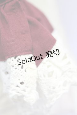 画像4: metamorphose / シャーリング長袖ワンピース  エンジ T-25-04-23-001-ME-OP-SA-ZI