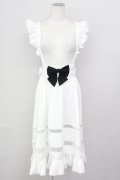 Alice Girl / フリルオーバースカート XL 白Ｘ黒 T-25-04-23-010-EL-SK-SA-ZT