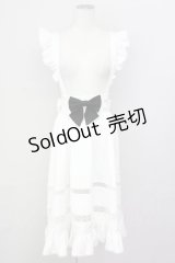Alice Girl / フリルオーバースカート XL 白Ｘ黒 T-25-04-23-010-EL-SK-SA-ZI