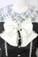 画像4: DearMyLove / レース重ねパールリボンお嬢様ワンピース LL 黒Ｘ白 T-25-04-23-011-EL-OP-SA-ZT (4)