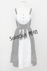 axes femme kawaii / 童話の小公女ジャンスカ  黒Ｘ白 T-25-04-23-013-AX-OP-SA-ZI