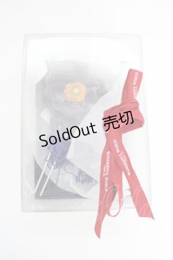 画像4: WONDERFUL WORLD / タッセル付フラワーかんざし  パープル T-25-04-25-015-LO-ZA-SA-ZT