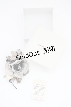 画像4: WONDERFUL WORLD / バラコサージュパッチン止め  グレー T-25-04-25-018-LO-ZA-SA-ZT
