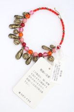 画像1: 【SALE】WONDERFUL WORLD / ビーズブレスレット  レッド T-25-04-25-019-LO-ZA-SA-ZT323 (1)