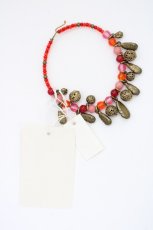 画像2: 【SALE】WONDERFUL WORLD / ビーズブレスレット  レッド T-25-04-25-019-LO-ZA-SA-ZT323 (2)