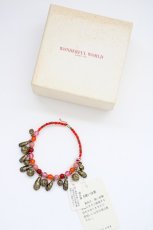 画像4: 【SALE】WONDERFUL WORLD / ビーズブレスレット  レッド T-25-04-25-019-LO-ZA-SA-ZT323 (4)