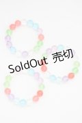 WONDERFUL WORLD / ビーズブレスレット3つセット  マルチカラー T-25-04-25-020-LO-ZA-SA-ZT