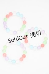 WONDERFUL WORLD / ビーズブレスレット3つセット  マルチカラー T-25-04-25-020-LO-ZA-SA-ZT