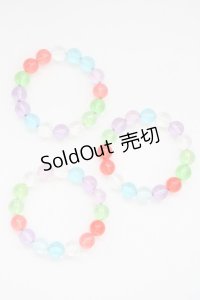 WONDERFUL WORLD / ビーズブレスレット3つセット  マルチカラー T-25-04-25-020-LO-ZA-SA-ZT