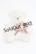 BABY PINK HOUSE / フラワー付クマコサージュ  ホワイト T-25-04-25-023-LO-ZA-SA-ZT