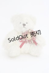 BABY PINK HOUSE / フラワー付クマコサージュ  ホワイト T-25-04-25-023-LO-ZA-SA-ZT