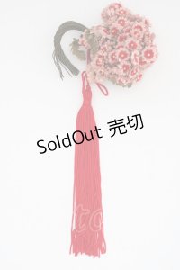 WONDERFUL WORLD / タッセル付小花コサージュ  ピンク T-25-04-25-024-LO-ZA-SA-ZT