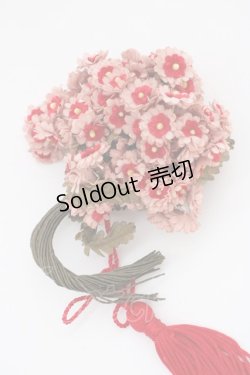 画像3: WONDERFUL WORLD / タッセル付小花コサージュ  ピンク T-25-04-25-024-LO-ZA-SA-ZT