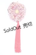 WONDERFUL WORLD / タッセル付き菊コサージュ  ピンク T-25-04-25-005-LO-ZA-SA-ZT