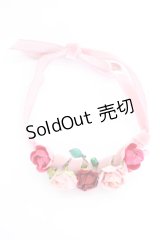 WONDERFUL WORLD / ミニバラブレスレット  ピンク T-25-04-25-007-LO-ZA-SA-ZT