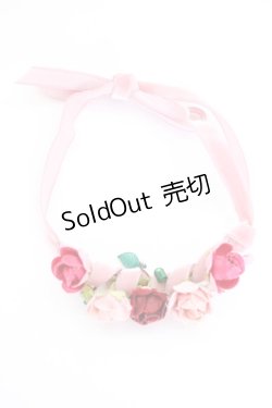画像1: WONDERFUL WORLD / ミニバラブレスレット  ピンク T-25-04-25-007-LO-ZA-SA-ZT