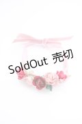 WONDERFUL WORLD / ミニバラブレスレット  ピンク T-25-04-25-008-LO-ZA-SA-ZT