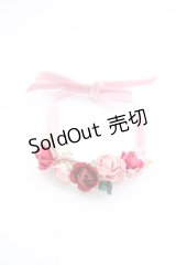 WONDERFUL WORLD / ミニバラブレスレット  ピンク T-25-04-25-008-LO-ZA-SA-ZT