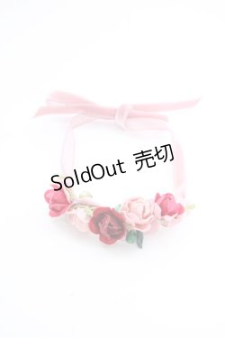 画像1: WONDERFUL WORLD / ミニバラブレスレット  ピンク T-25-04-25-008-LO-ZA-SA-ZT