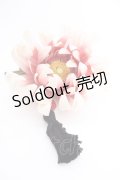 WONDERFUL WORLD / ビーズタッセル付き菊コサージュ  ホワイト T-25-04-25-010-LO-ZA-SA-ZT