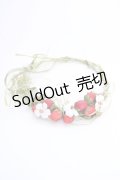 WONDERFUL WORLD / ストロベリーネックレス  グリーン×レッド T-25-04-25-013-LO-AC-SA-ZT