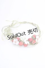 WONDERFUL WORLD / ストロベリーネックレス  グリーン×レッド T-25-04-25-013-LO-AC-SA-ZT