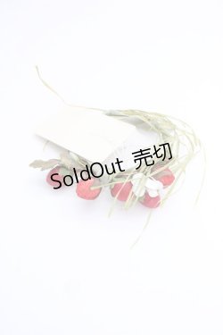 画像2: WONDERFUL WORLD / ストロベリーブレスレット  グリーン×レッド T-25-04-25-014-LO-ZA-SA-ZT