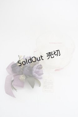 画像5: WONDERFUL WORLD / オーガンジーリボン付きブーケコサージュ  パープル T-25-04-26-003-LO-ZA-SA-ZT