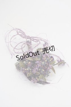 画像1: WONDERFUL WORLD / ブーケコサージュ  パープル T-25-04-26-009-LO-ZA-SA-ZT