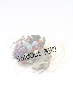 画像1: WONDERFUL WORLD / ベリー&木の実コサージュ  マルチカラー T-25-04-26-011-LO-ZA-SA-ZT323