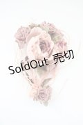WONDERFUL WORLD / 色付き藁&フラワーブーケコサージュ  ピンク T-25-04-26-015-LO-ZA-SA-ZT