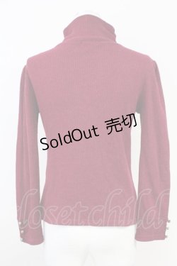 画像2: axes femme / ビジューデザインカットソー  ボルドー T-25-05-16-016-AX-TO-SA-ZI