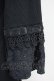 画像3: axes femme / 裾レースロングカーディガン  黒 T-25-05-16-025-AX-TO-SA-ZT