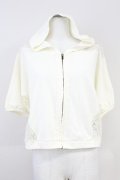 axes femme / サイドレースドルマンパーカー  アイボリー T-25-05-16-027-AX-TO-SA-ZT