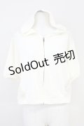 axes femme / サイドレースドルマンパーカー  アイボリー T-25-05-16-027-AX-TO-SA-ZI