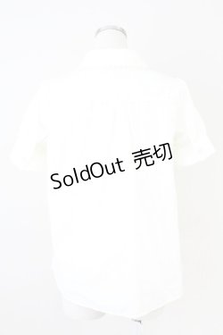 画像2: axes femme / レースカラーカットブラウス  アイボリー T-25-05-16-001-AX-TO-SA-ZI
