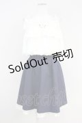 axes femme / ドビードットシフォンドッキングワンピース  ネイビーＸ白 T-25-05-16-036-AX-OP-SA-ZT