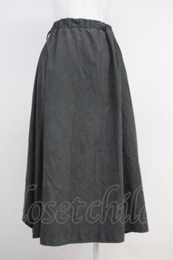 画像2: axes femme / 裾変形ロングスカート  グレー T-25-05-16-037-AX-SK-SA-ZT