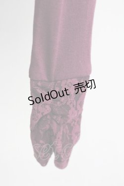 画像4: axes femme / 巻き薔薇カットソー  ボルドー T-25-05-16-014-AX-TO-SA-ZI