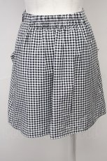 画像2: 【SALE】Ank Rouge / リボンポケットギンガムスカート M ブラック T-25-05-18-025-CA-SK-SA-ZT227 (2)