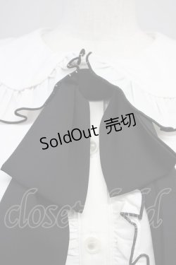 画像3: Ank Rouge / シフォンリボンパフブラウス M オフホワイト T-25-05-18-003-CA-BL-SA-ZT