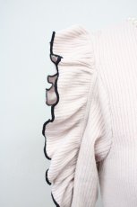 画像3: 【SALE】Ank Rouge / 肩あきフリルハイネックカットソー M ピンク T-25-05-18-005-CA-TO-SA-ZT260 (3)
