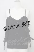 【SALE】Ank Rouge / オフショルテレコトップス M ブラック T-25-05-18-008-CA-TO-SA-ZT260