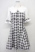 Ank Rouge / ハートボタンチェックワンピース M ピンク T-25-05-18-011-CA-OP-SA-ZT